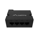 Кабел Lanberg Switch POE Extender DIN-GE4-BT-90W 1 x IN 3 x OUT Gigabit Ethernet DIN Rail BT 90W Metal Clips 3