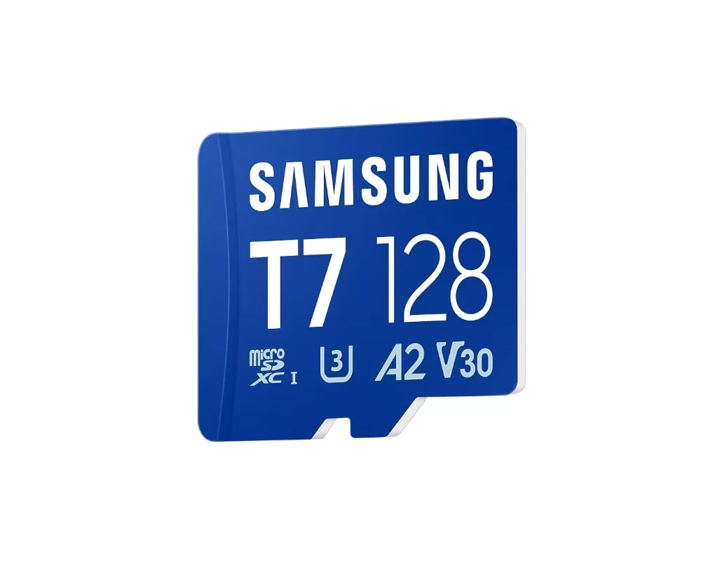 Флаш карта Samsung 128GB micro SD Card T7 UHS-I Transfer Speed up to 170MB/s Class 10 U3 V30 A2 2