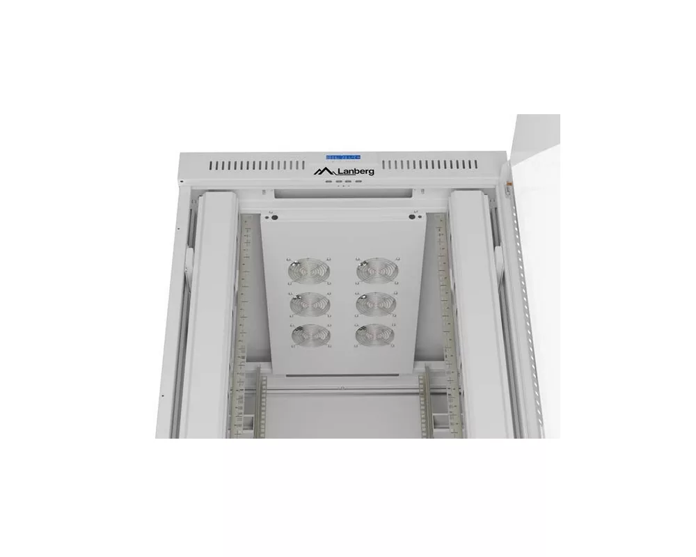 Сървърен шкаф Lanberg Rack Cabinet 19" Free-Standing 47U/800X1000 (FlAT Pack) With Glass Door LCD Grey V2 4
