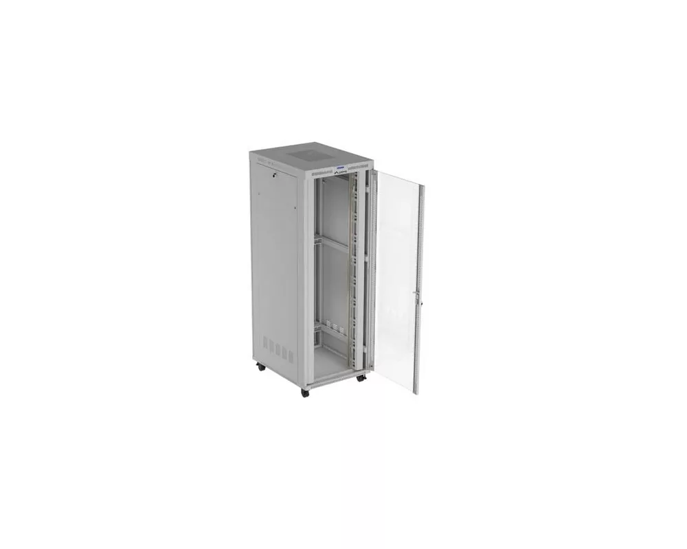 Сървърен шкаф Lanberg Rack Cabinet 19" Free-Standing 47U/800X1000 (FlAT Pack) With Glass Door LCD Grey V2 3