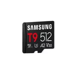 Флаш карта Samsung 512GB micro SD Card T9 UHS-I Read 200MB/s - Write 130MB/s Class 10 U3 V30 A2 with USB Reader 2