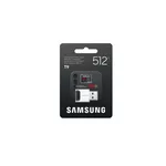 Флаш карта Samsung 512GB micro SD Card T9 UHS-I Read 200MB/s - Write 130MB/s Class 10 U3 V30 A2 with USB Reader 4