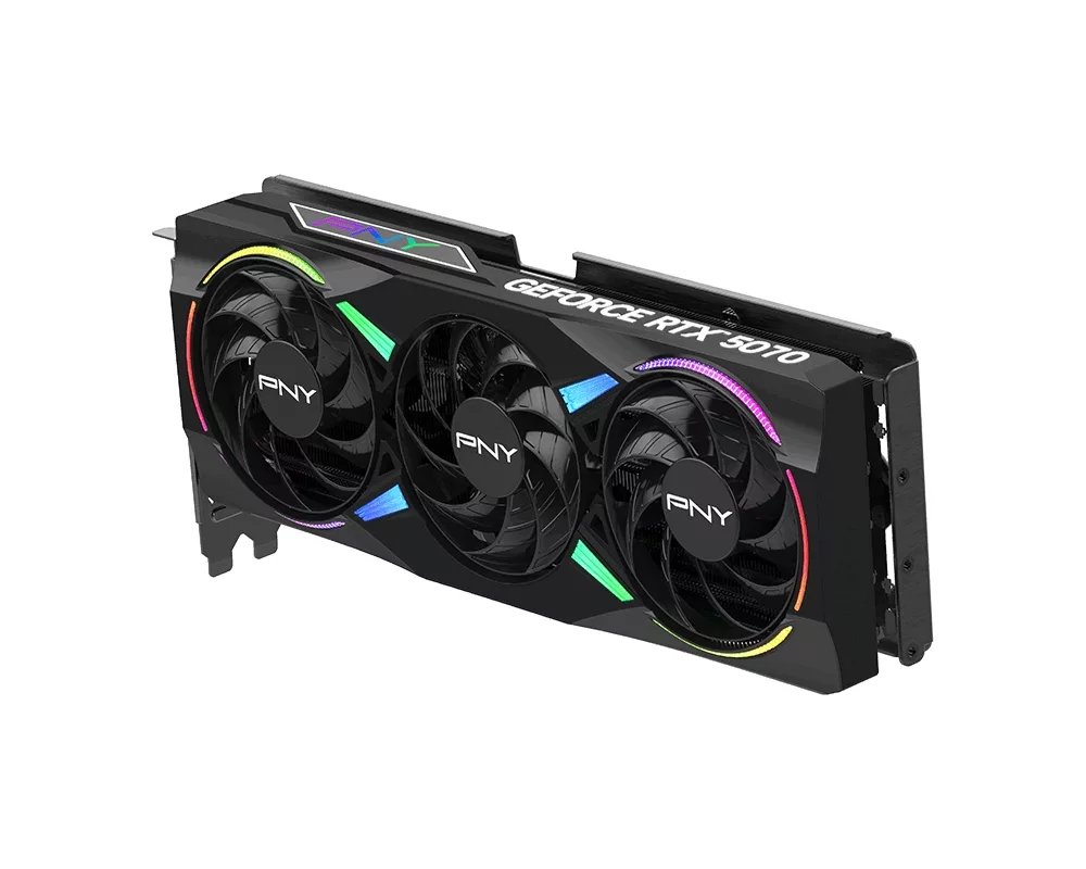 Видеокарта PNY GeForce RTX 5070 12GB GDDR7 OC EPIC-X RGB Triple Fan 5