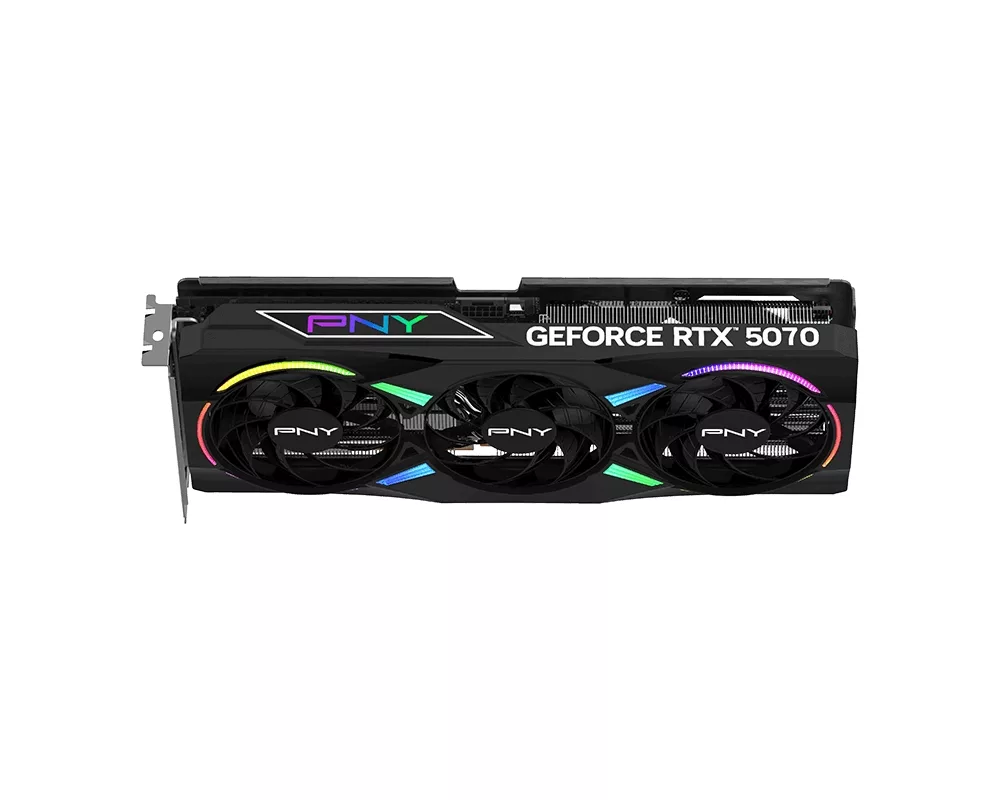 Видеокарта PNY GeForce RTX 5070 12GB GDDR7 OC EPIC-X RGB Triple Fan 6