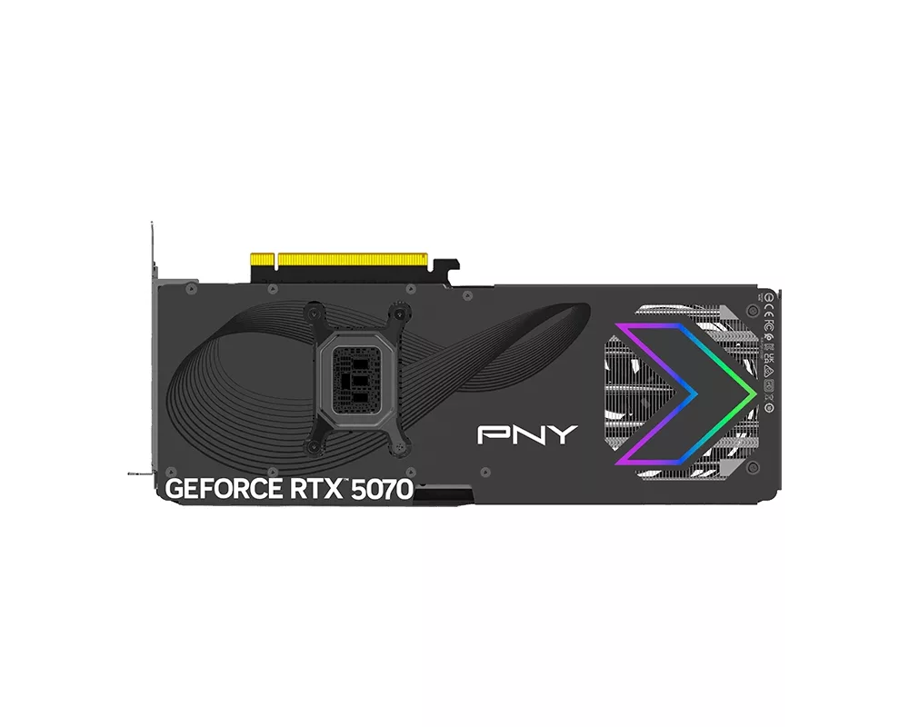 Видеокарта PNY GeForce RTX 5070 12GB GDDR7 OC EPIC-X RGB Triple Fan 9