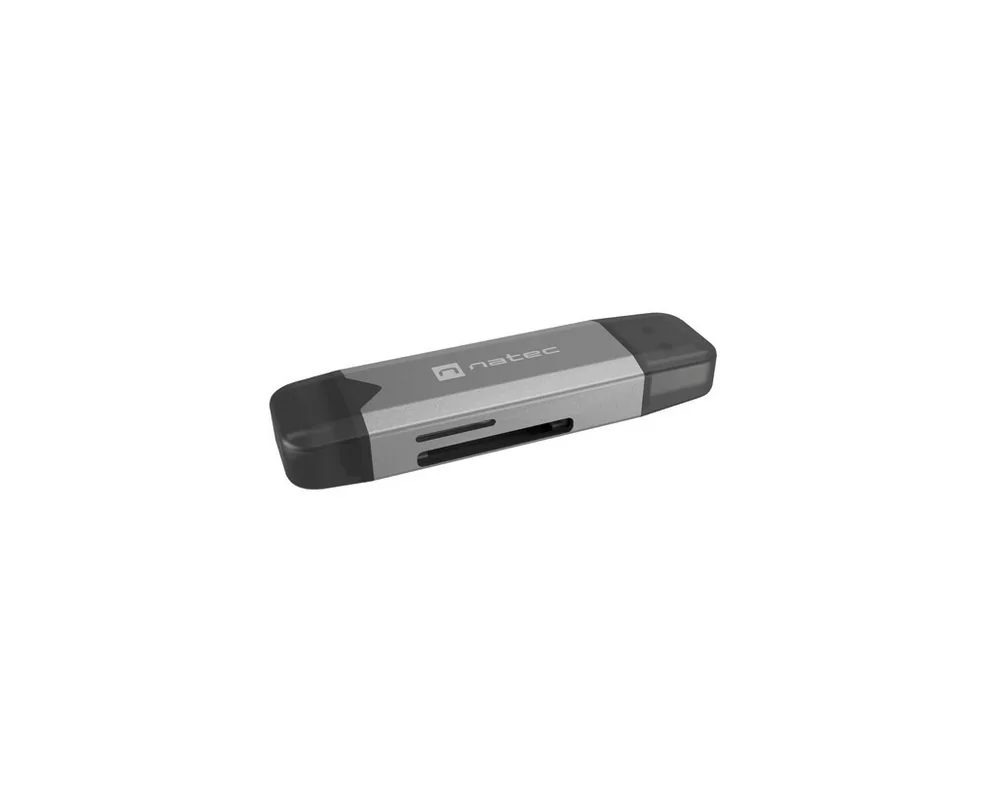 Четец за карти Natec Scarab 3 USB-C/USB-A 3.2 Gen.1 SD/Micro SD Card reader 3
