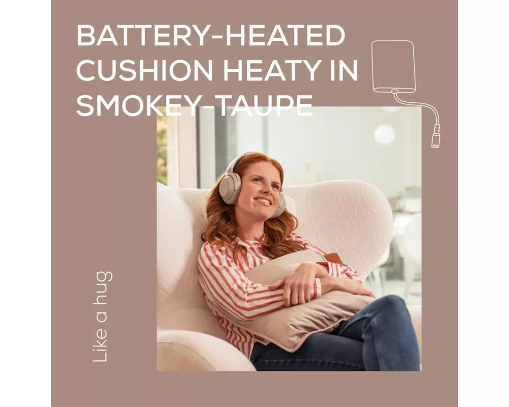 Термоподложка Beurer HK 77 Heaty smokey-taupe + Beurer KS 19 Pure White 2