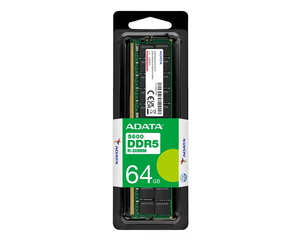 Памет ADATA 64GB DDR5 5600 MHz R-DIMM 3