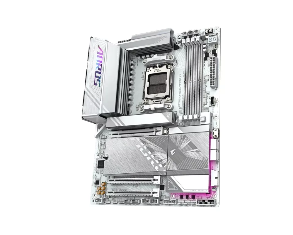 Дънна платка Gigabyte X870E Aorus Elite Ice 4