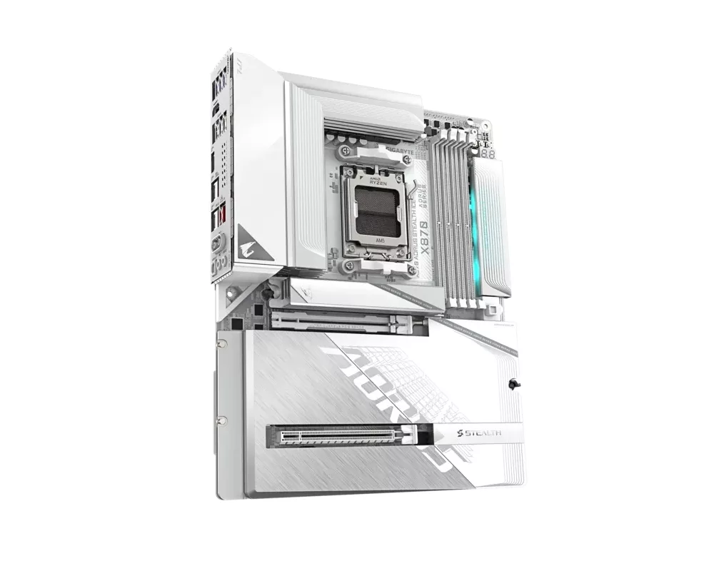 Дънна платка Gigabyte X870E Aorus Stealth Ice 4