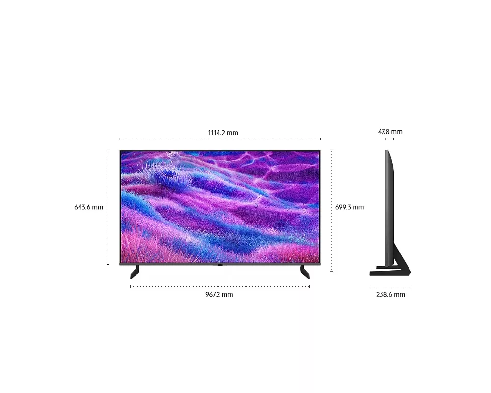 Телевизор Samsung 50" 50QN80F Neo QLED Ultra HD 4K Mini LED Smart HDR 50Hz Model 2025 Black 3