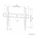 Стойка Neomounts Level-850 TV mount wall 42-86" - fixed - lockable - fast installation 14