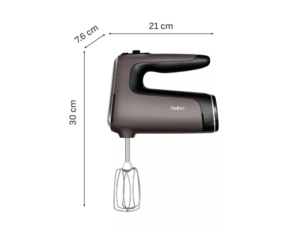 Миксер Tefal HT660EE0 Hmx Powermix Silence Grey Eu 6