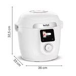 Мултикукър Tefal CY9621F2 Epc Cook4Me 10In1 W/O Grid Wht 4