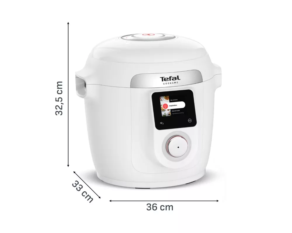 Мултикукър Tefal CY9621F2 Epc Cook4Me 10In1 W/O Grid Wht 4