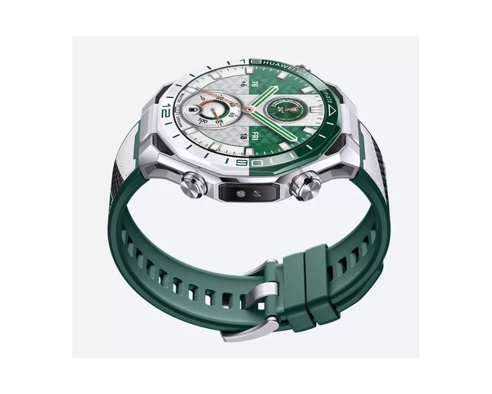Smart часовник Huawei Watch Ultimate 2 March-B39 Green + Huawei FreeBuds 7i Conch-T010 White 6