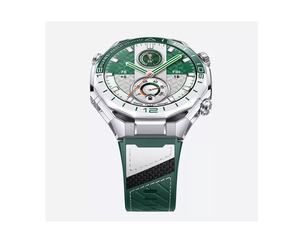 Smart часовник Huawei Watch Ultimate 2 March-B39 Green + Huawei FreeBuds 7i Conch-T010 White 7