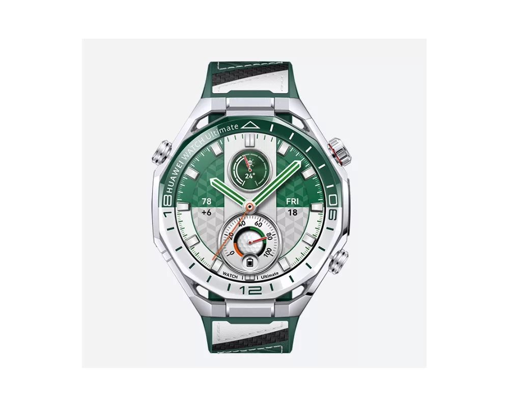 Smart часовник Huawei Watch Ultimate 2 March-B39 Green + Huawei FreeBuds 7i Conch-T010 White 2