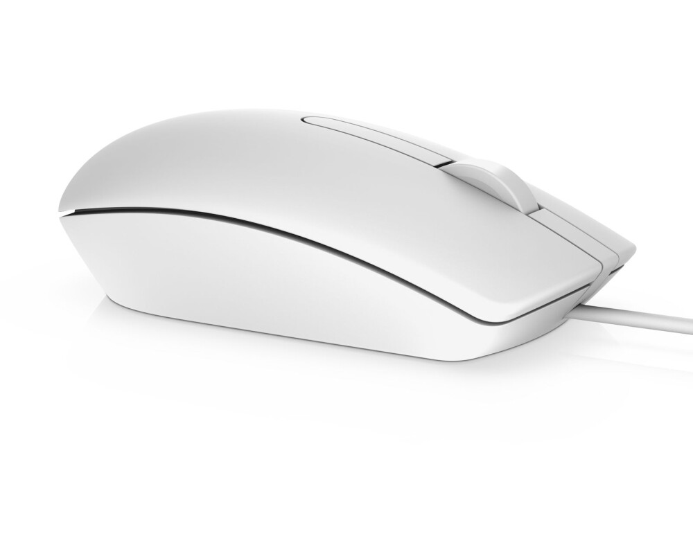 Мишка Dell MS116 Optical Mouse White 4