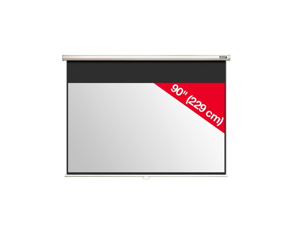 Екран Acer M90-W01MG Projection Screen 90'' (16:9) Wall & Ceiling Gray Manual Екран Acer M90-W01MG Projection Screen 90'' (16:9) Wall & Ceiling Gray Manual