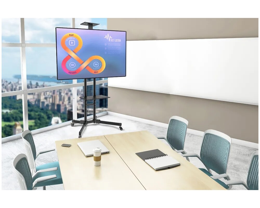 Стойка Neomounts Mobile Flat Screen Floor Stand (height: 155-170 cm) 7 Стойка Neomounts Mobile Flat Screen Floor Stand (height: 155-170 cm) 7