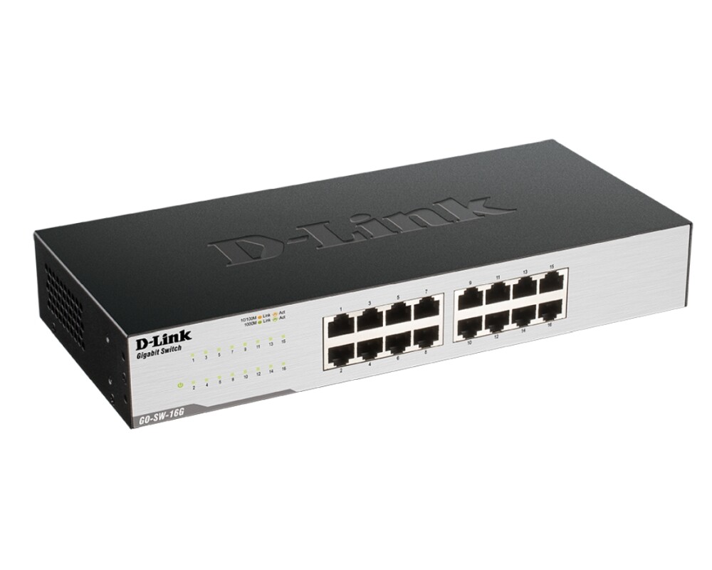 Switch (Комутатор) D-Link 16-Port Gigabit Easy Desktop Switch Switch (Комутатор) D-Link 16-Port Gigabit Easy Desktop Switch