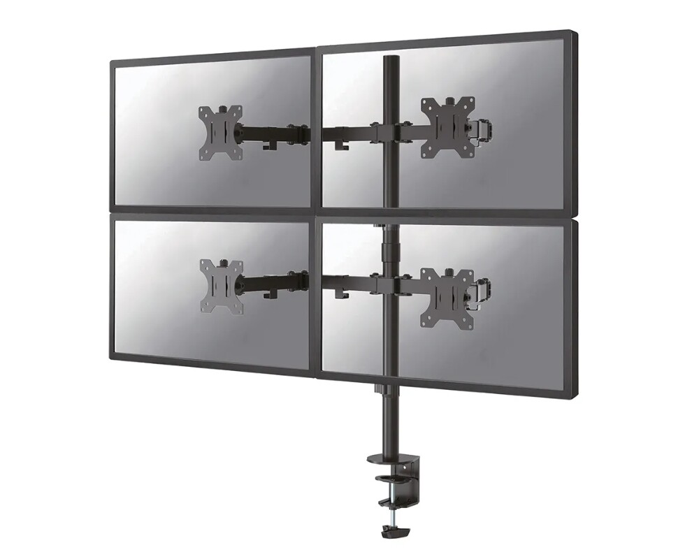 Стойка Neomounts Flat Screen Desk Mount (clamp/grommet) for 4 Screens 2 Стойка Neomounts Flat Screen Desk Mount (clamp/grommet) for 4 Screens 2