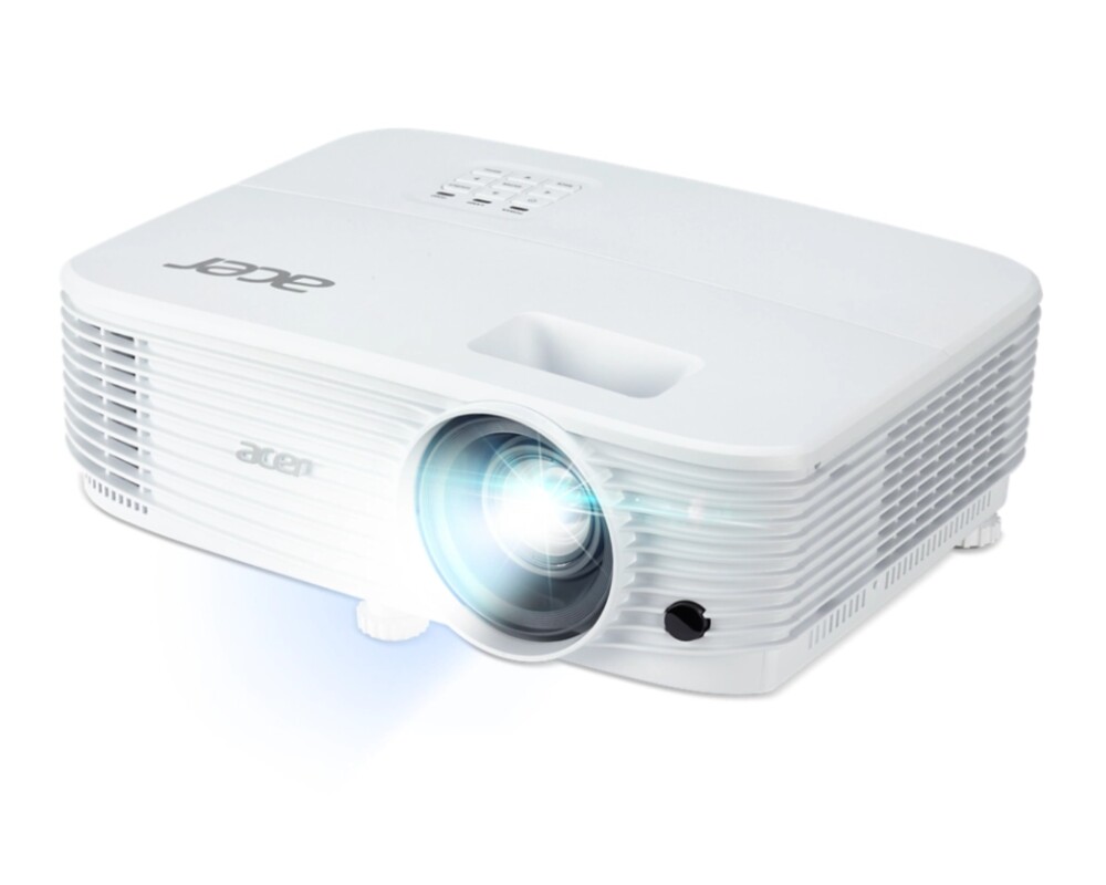 Проектор ACER P1257i projector DLP XGA 1024x768 4:3 4500 ANSI Lumen 20.000:1 31DB 2xHDMI VGA RCA USB A wireless projection white 22 Проектор ACER P1257i projector DLP XGA 1024x768 4:3 4500 ANSI Lumen 20.000:1 31DB 2xHDMI VGA RCA USB A wireless projection white 22