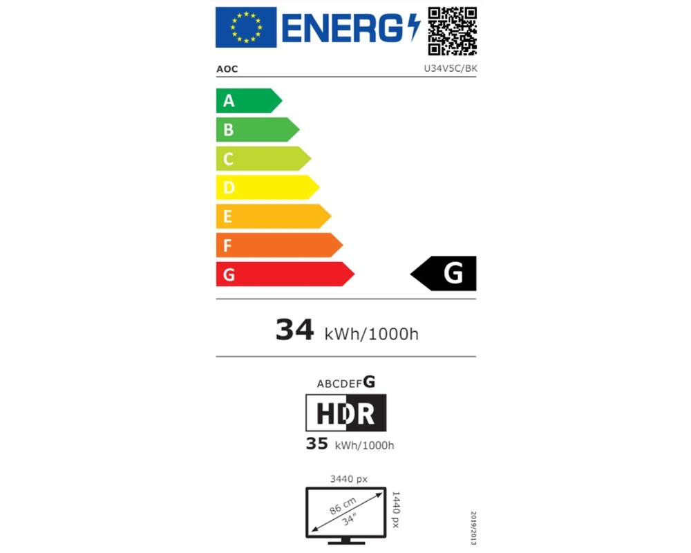 Монитор AOC U34V5C/BK 17 Монитор AOC U34V5C/BK 17