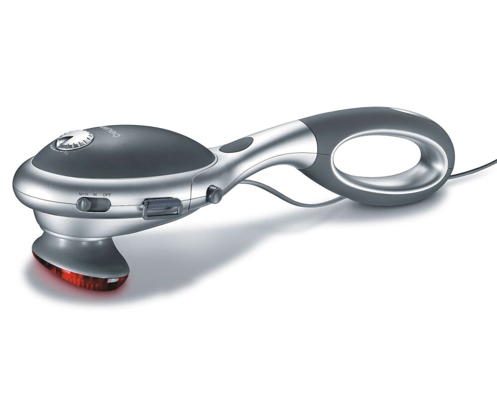 Масажор Beurer MG 70 infrared massager; Tapping massage; 2 function levels; 2 interchangeable massage attachments; removable handle Масажор Beurer MG 70 infrared massager; Tapping massage; 2 function levels; 2 interchangeable massage attachments; removable handle
