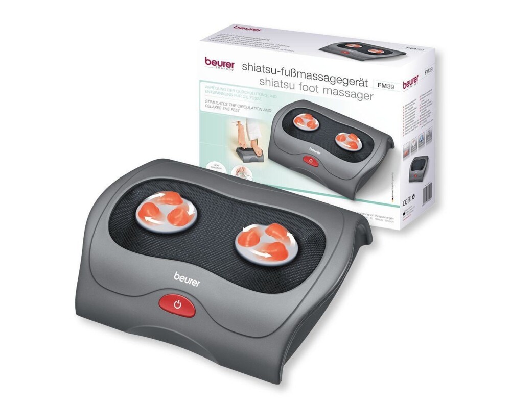 Масажор Beurer FM 39 Shiatsu foot massager; Soothing Shiatsu foot massage; Heat function 2 Масажор Beurer FM 39 Shiatsu foot massager; Soothing Shiatsu foot massage; Heat function 2