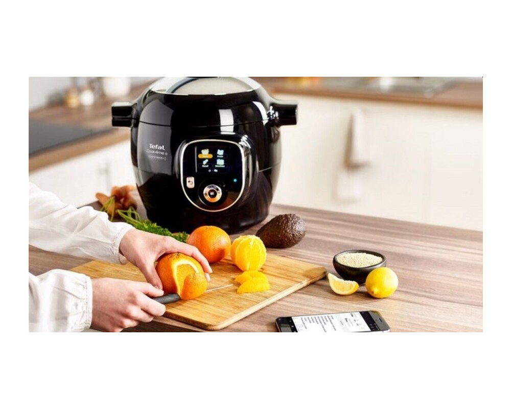 Мултикукър Tefal CY855830 Cook4me Connect + 150 BG recipes 12 Мултикукър Tefal CY855830 Cook4me Connect + 150 BG recipes 12