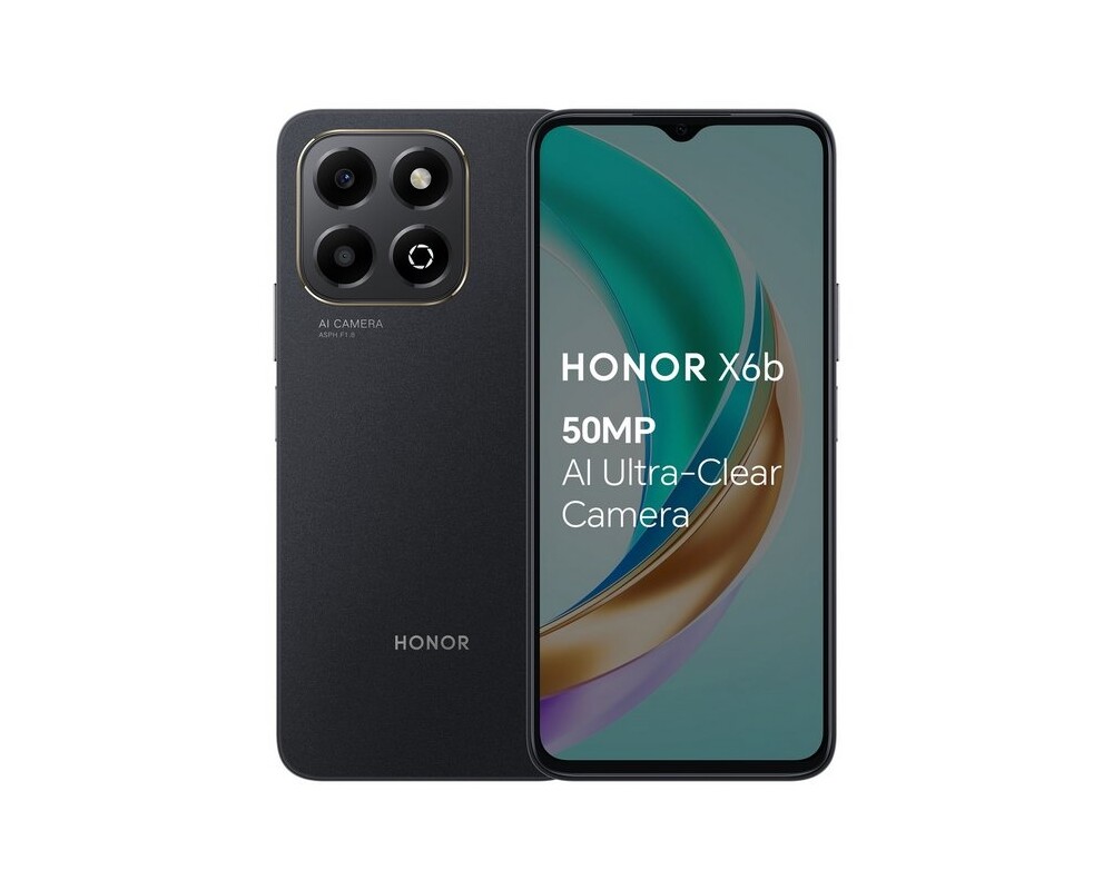 Смартфон Honor X6b, 4GB, 128GB, Black Смартфон Honor X6b, 4GB, 128GB, Black