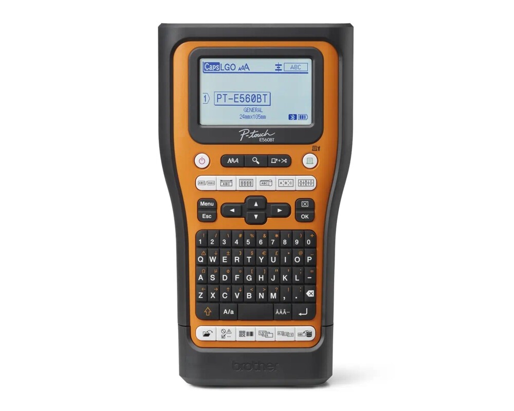 Етикетен принтер Brother PT-E560BTSP Handheld Industrial Labelling system Етикетен принтер Brother PT-E560BTSP Handheld Industrial Labelling system