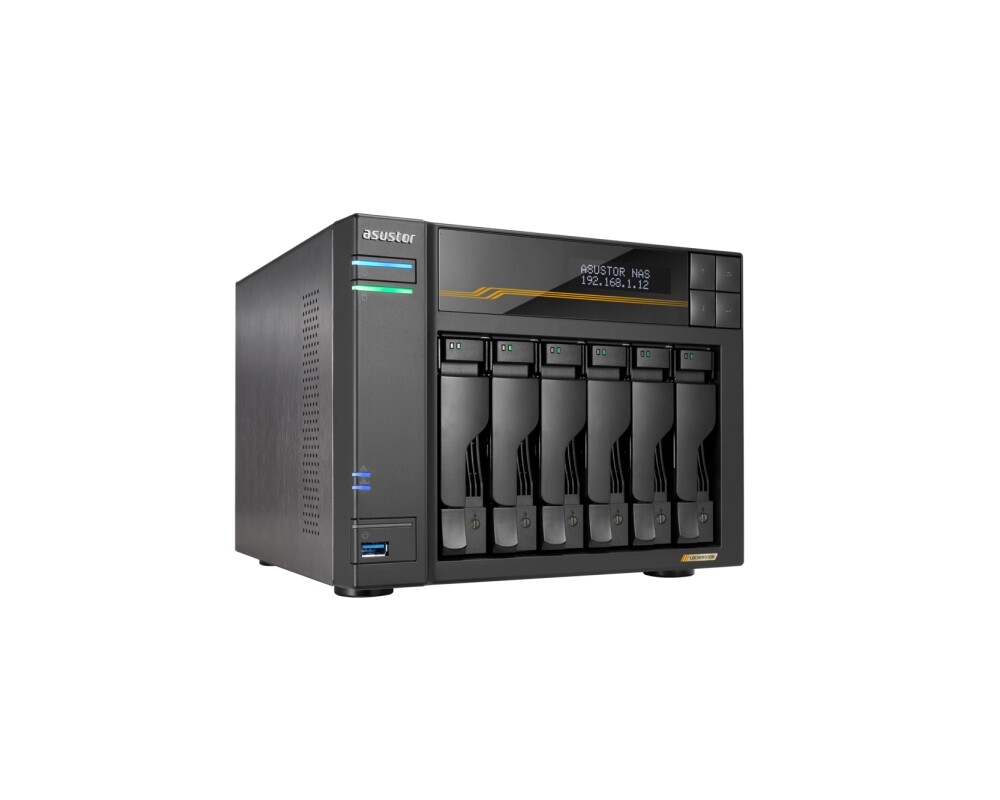 Storage(NAS) Asustor Lockerstor 6 Gen3 AS6806T 6 Bay NAS Storage(NAS) Asustor Lockerstor 6 Gen3 AS6806T 6 Bay NAS