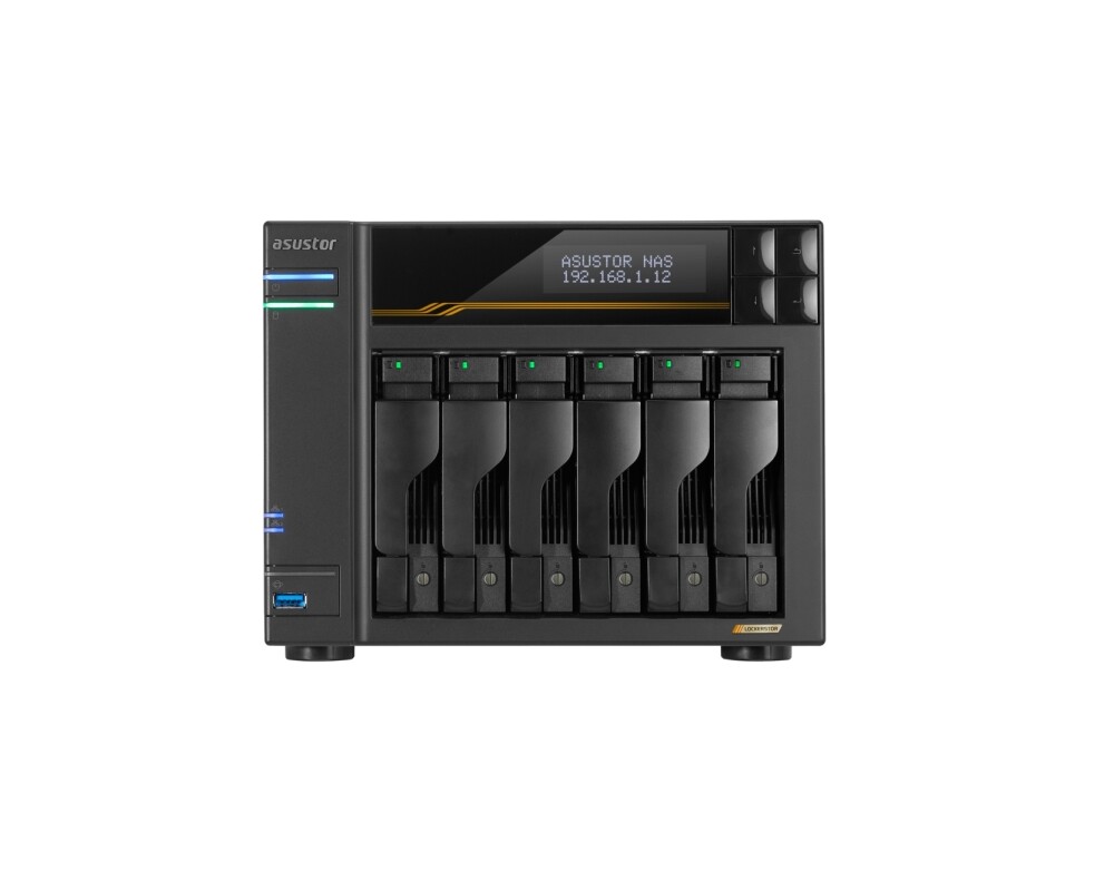 Storage(NAS) Asustor Lockerstor 6 Gen3 AS6806T 6 Bay NAS 3 Storage(NAS) Asustor Lockerstor 6 Gen3 AS6806T 6 Bay NAS 3