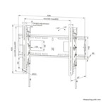 Стойка Neomounts Level-750 Wall Mount (XL 17 Стойка Neomounts Level-750 Wall Mount (XL 17