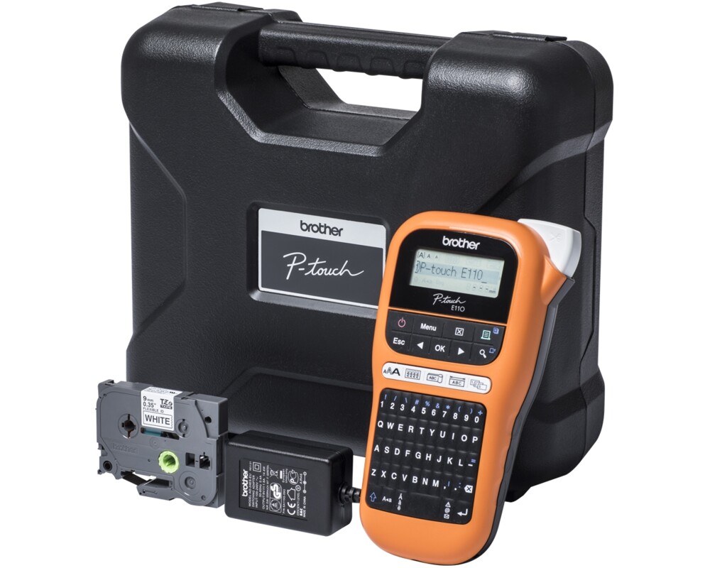 Етикетен принтер BROTHER P-touch PT-E110VP Cyrillic 4 Етикетен принтер BROTHER P-touch PT-E110VP Cyrillic 4
