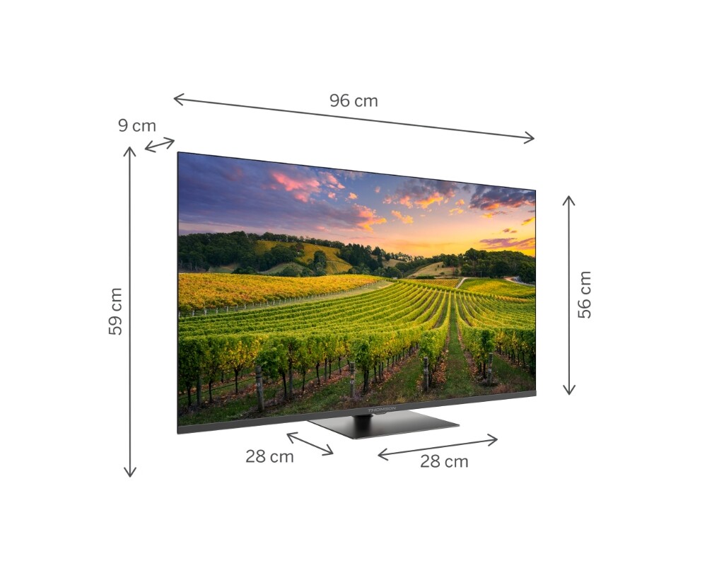 Телевизор Thomson Smart QLED TV 43"; Google TV; 3840 x 2160 (4K UHD) 2 Телевизор Thomson Smart QLED TV 43"; Google TV; 3840 x 2160 (4K UHD) 2