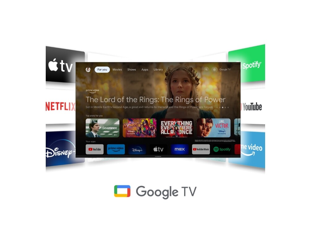 Телевизор Thomson Smart QLED Plus TV 65"; Google TV; 3840 x 2160 (4K UHD) 10 Телевизор Thomson Smart QLED Plus TV 65"; Google TV; 3840 x 2160 (4K UHD) 10