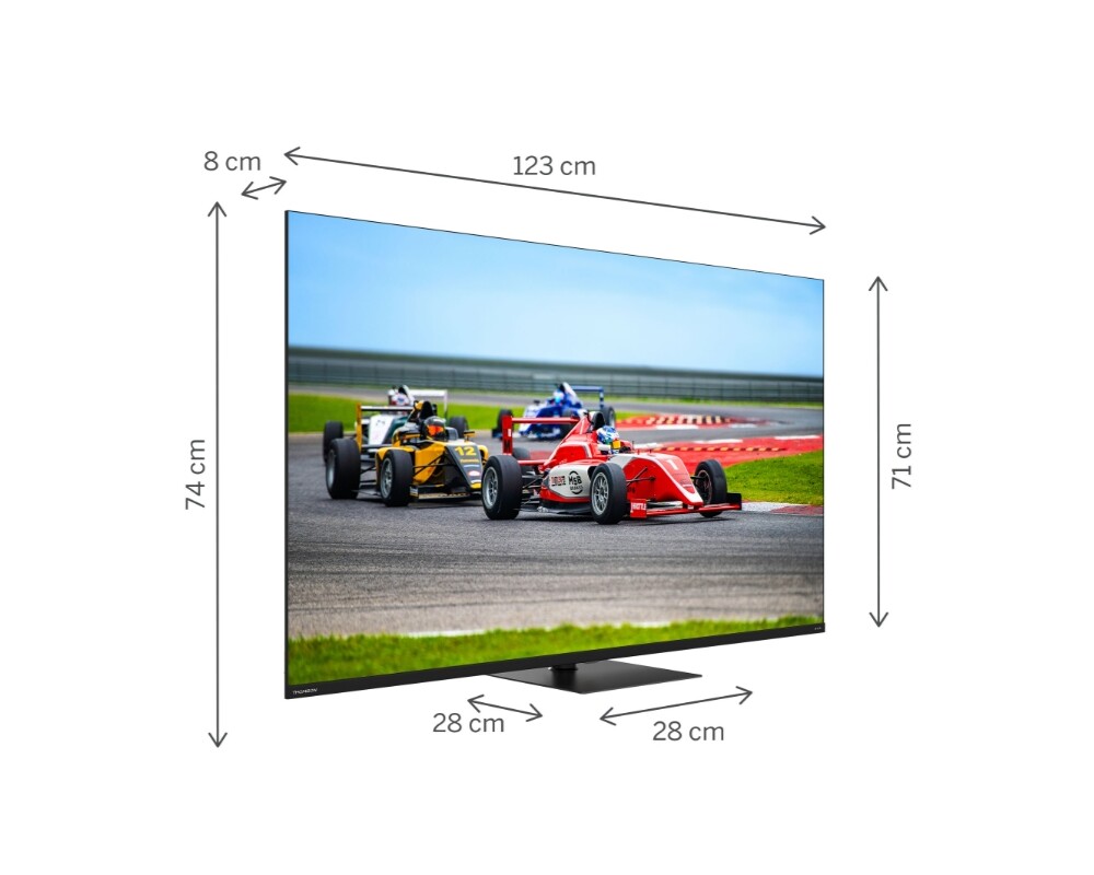 Телевизор Thomson Smart QLED Pro TV 55"; Google TV; 3840 x 2160 (4K UHD) 2 Телевизор Thomson Smart QLED Pro TV 55"; Google TV; 3840 x 2160 (4K UHD) 2