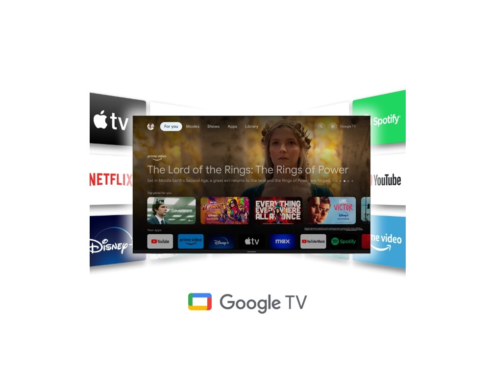 Телевизор Thomson Smart QLED Pro TV 55"; Google TV; 3840 x 2160 (4K UHD) 12 Телевизор Thomson Smart QLED Pro TV 55"; Google TV; 3840 x 2160 (4K UHD) 12