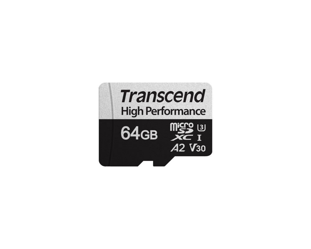 Флаш карта Transcend 64GB microSD with adapter UHS-I U3 A2 3