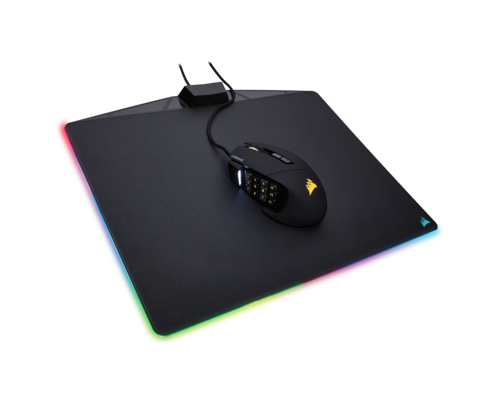 Мишка CORSAIR Gaming MM800 RGB Polaris Mouse Pad 400mm x 340mm x 35mm 2