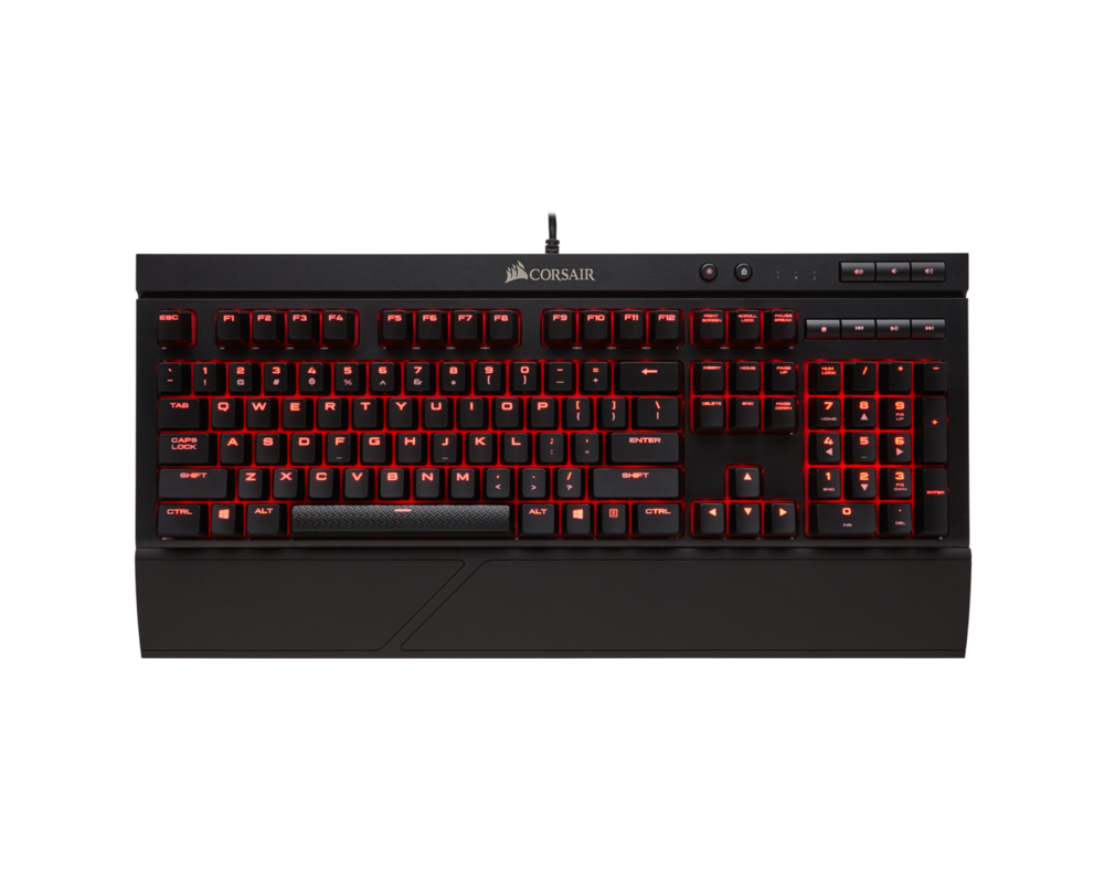 Клавиатура CORSAIR Gaming K68 Mechanical Keyboard Backlit Red LED Cherry MX Red US 6