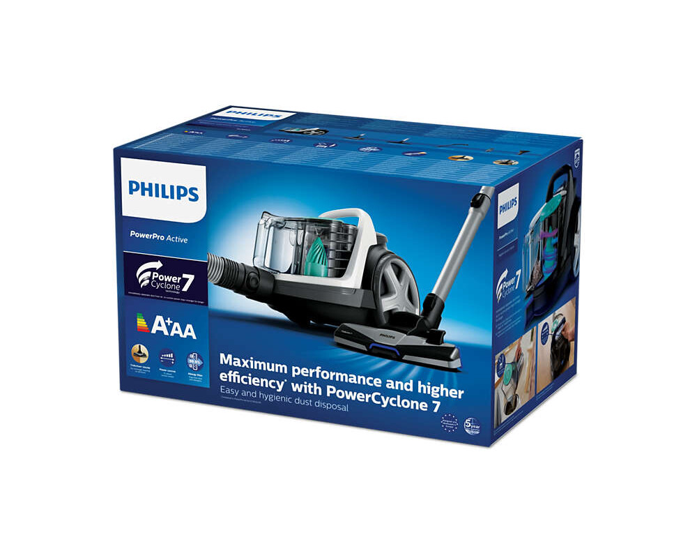 Прахосмукачка Philips  Bagless Vacuum cleaner PowerPro Active 4