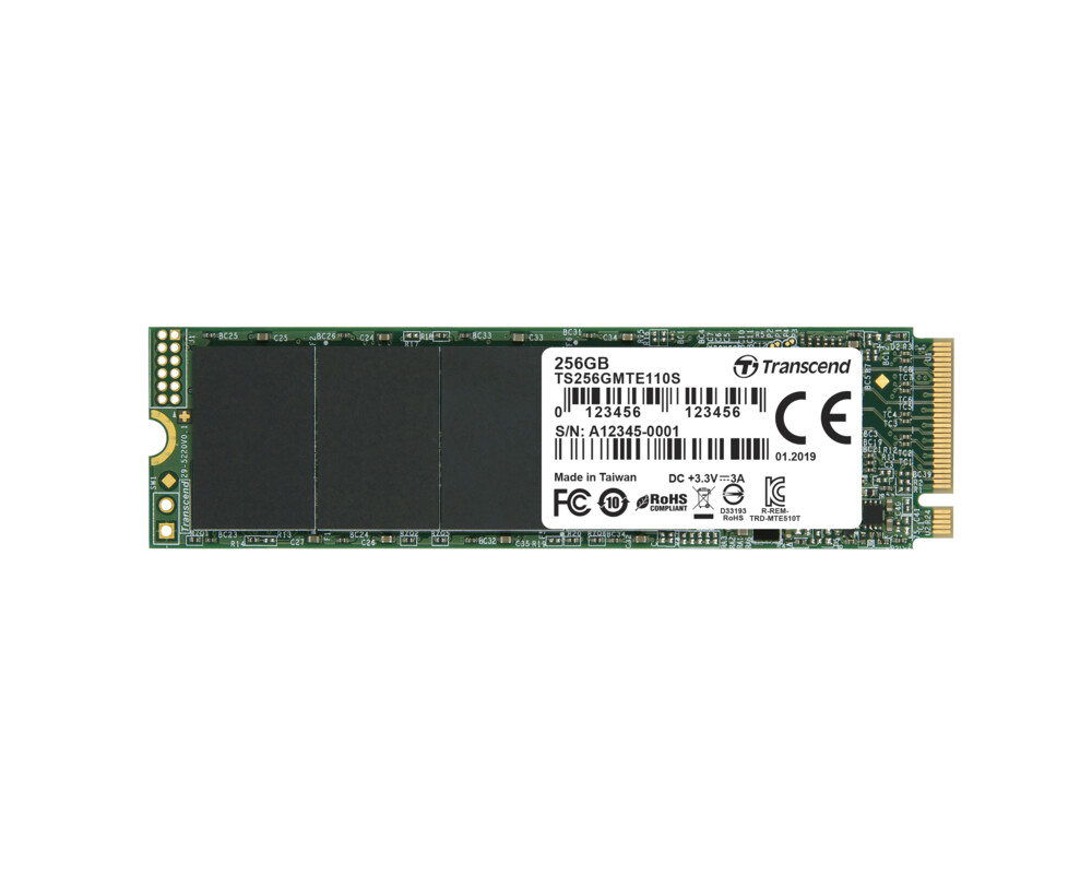 SSD 256GB Transcend 110S M.2 2280 PCIe 3.0 SSD 4