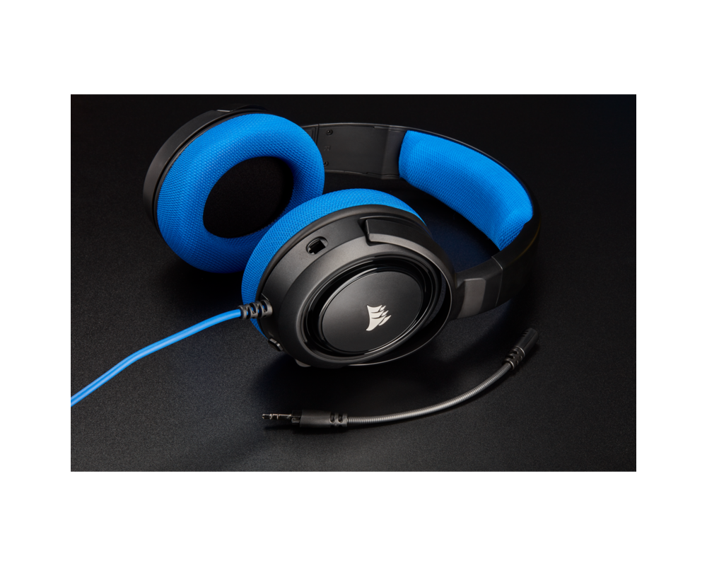 Слушалки CORSAIR CA-9011196-EU Stereo Gaming Headset HS35 Blue EU 5