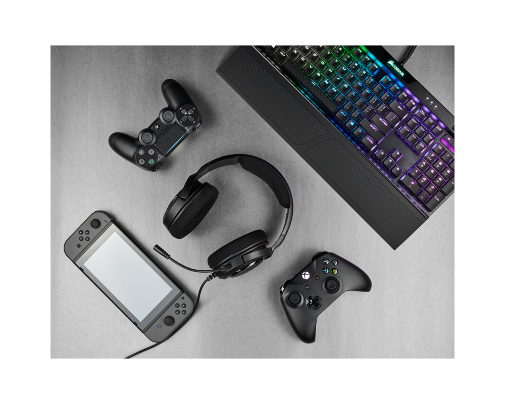 Слушалки CORSAIR HS35 Stereo Gaming Headset Carbon 4