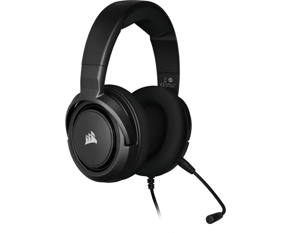 Слушалки CORSAIR HS35 Stereo Gaming Headset Carbon 2